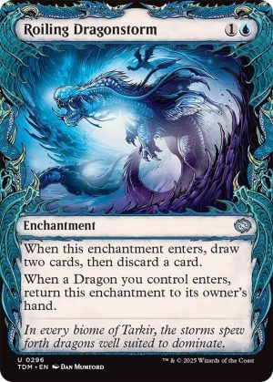 Roiling Dragonstorm (Showcase) [Tarkir: Dragonstorm]
