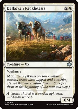 Dalkovan Packbeasts [Tarkir: Dragonstorm]