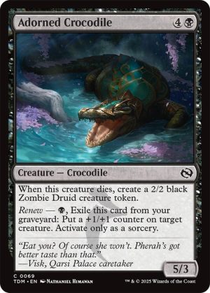 Adorned Crocodile [Tarkir: Dragonstorm]