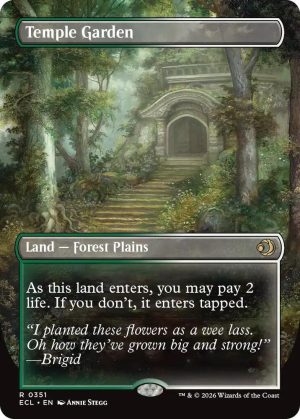 Temple Garden (Borderless) [Lorwyn Eclipsed]