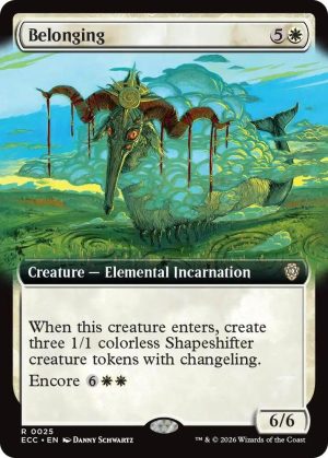 Belonging (Extended Art) [Commander: Lorwyn Eclipsed]