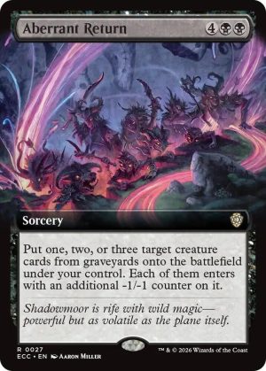 Aberrant Return (Extended Art) [Commander: Lorwyn Eclipsed]