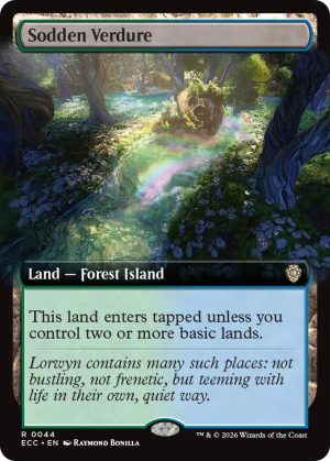 Sodden Verdure (Extended Art) [Commander: Lorwyn Eclipsed]