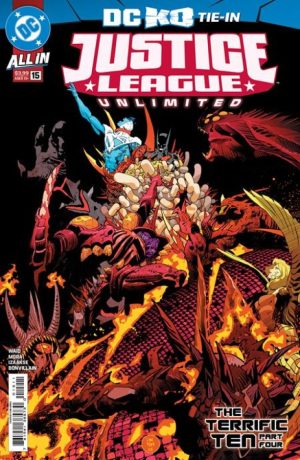 JUSTICE LEAGUE UNLIMITED #15 CVR A DAN MORA (DC K.O.)