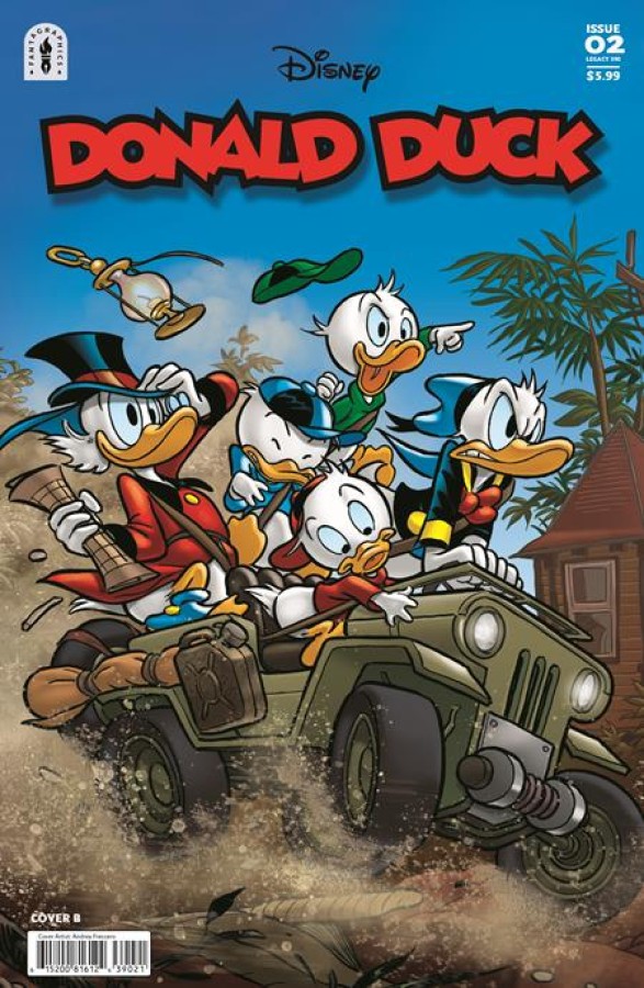 DONALD DUCK LEGACY #390 MASTER OF DISASTER CVR B ANDRES FRECCERO VAR
