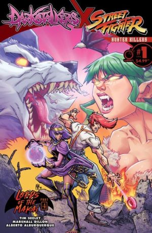 DARKSTALKERS X STREET FIGHTER HUNTER KILLERS #1 (ONE SHOT) CVR A ALBERTO ALBURQUERQUE