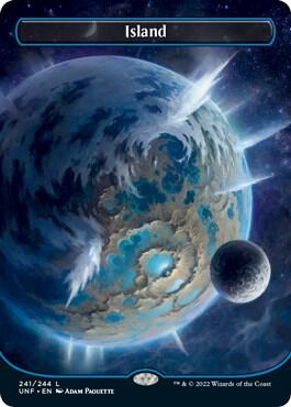 Island (241) (Borderless) [Unfinity]