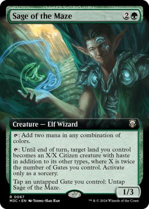 Sage of the Maze (Extended Art) [Commander: Modern Horizons 3]