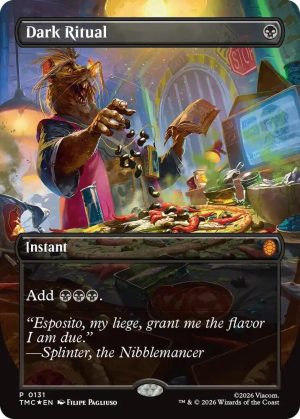 Dark Ritual (Borderless) [Commander: Teenage Mutant Ninja Turtles]