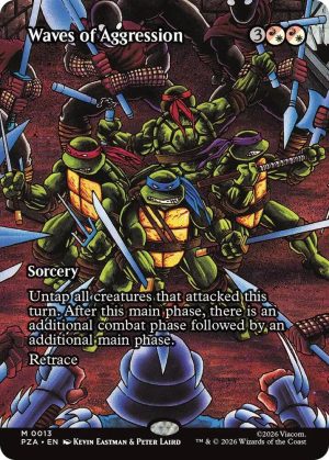 Waves of Aggression (Borderless) [Teenage Mutant Ninja Turtles Source Material]
