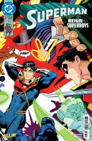 SUPERMAN #37 CVR A DAN MORA (THE REIGN OF THE SUPERBOYS)