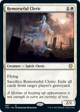 Remorseful Cleric [Commander: Innistrad: Crimson Vow]