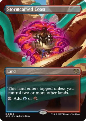 Stormcarved Coast (Borderless) [Secrets of Strixhaven]