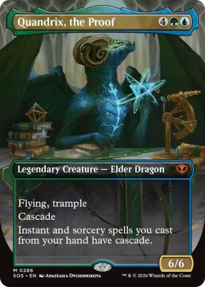 Quandrix, the Proof (Borderless) [Secrets of Strixhaven]