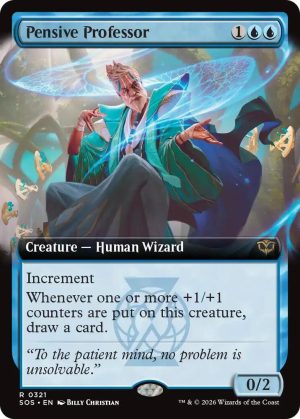 Pensive Professor (Extended Art) [Secrets of Strixhaven]