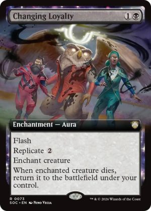 Changing Loyalty (Extended Art) [Commander: Secrets of Strixhaven]
