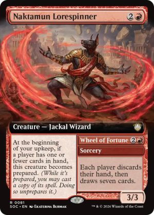 Naktamun Lorespinner (Extended Art) [Commander: Secrets of Strixhaven]