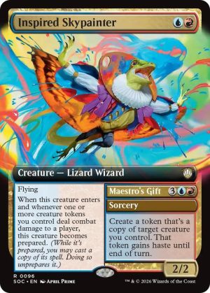 Inspired Skypainter (Extended Art) [Commander: Secrets of Strixhaven]