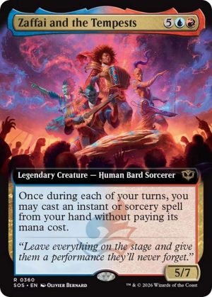 Zaffai and the Tempests (Extended Art) [Secrets of Strixhaven]