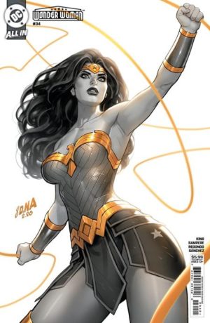 WONDER WOMAN #34 CVR B DAVID NAKAYAMA CARD STOCK VAR