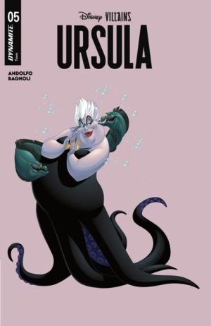 DISNEY VILLAINS URSULA #5 CVR D ANIMATION ART VAR