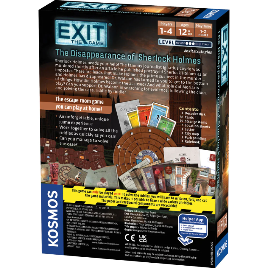 EXIT: THE DISAPPEARANCE OF SHERLOCK HOLMES - Image 3