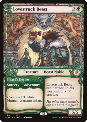 Lovestruck Beast (Showcase) [Throne of Eldraine]