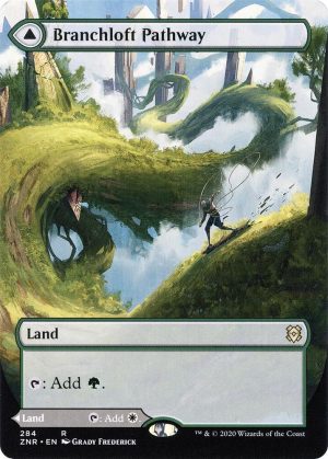 Branchloft Pathway (Borderless) [Zendikar Rising]