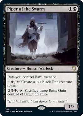 Piper of the Swarm [Commander: Adventures in the Forgotten Realms]