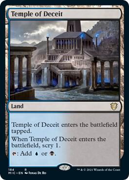 Temple of Deceit [Commander: Innistrad: Midnight Hunt]