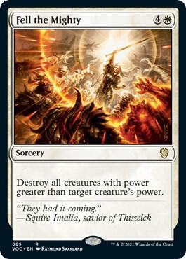 Fell the Mighty [Commander: Innistrad: Crimson Vow]