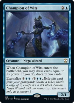 Champion of Wits [Commander: Streets of New Capenna]