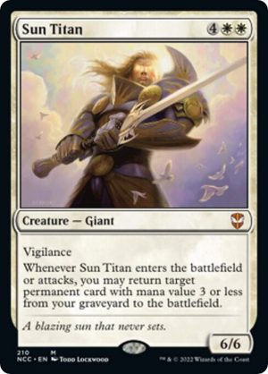 Sun Titan [Commander: Streets of New Capenna]