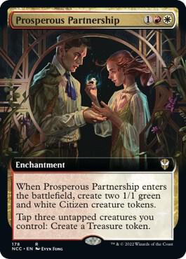 Prosperous Partnership (Extended Art) [Commander: Streets of New Capenna]