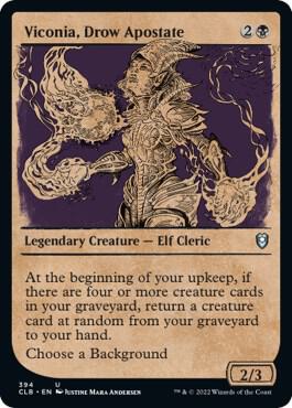 Viconia, Drow Apostate (Showcase) [Commander Legends: Battle for Baldur's Gate]