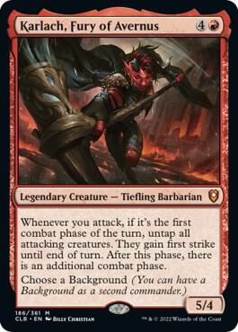 Karlach, Fury of Avernus [Commander Legends: Battle for Baldur's Gate]