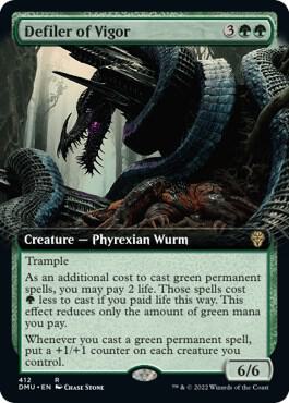Defiler of Vigor (Extended Art) [Dominaria United]