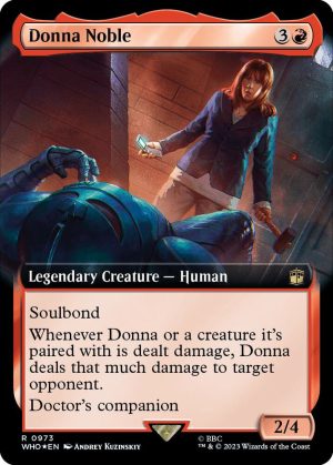 Donna Noble (Extended Art) (Surge Foil) [Universes Beyond: Doctor Who]