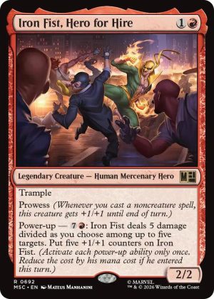 Iron Fist, Hero for Hire [Commander: Marvel Super Heroes]