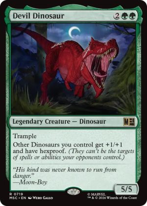 Devil Dinosaur [Commander: Marvel Super Heroes]