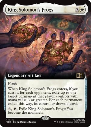 King Solomon's Frogs (Extended Art) [Commander: Marvel Super Heroes]