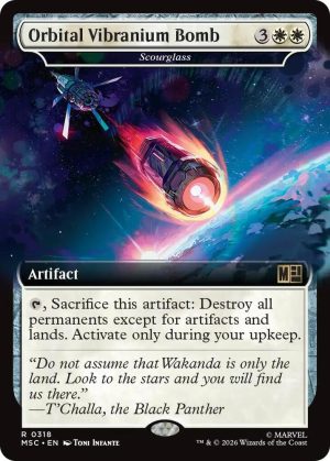 Orbital Vibranium Bomb - Scourglass (Extended Art) [Commander: Marvel Super Heroes]