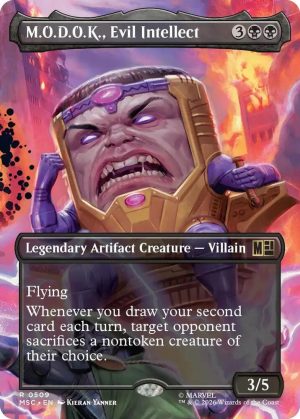 M.O.D.O.K., Evil Intellect (Borderless) [Commander: Marvel Super Heroes]
