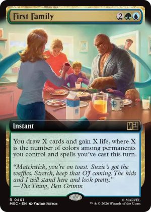 First Family (Extended Art) [Commander: Marvel Super Heroes]