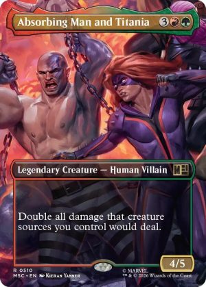 Absorbing Man and Titania (Borderless) [Commander: Marvel Super Heroes]