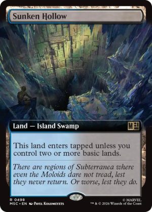 Sunken Hollow (Extended Art) [Commander: Marvel Super Heroes]