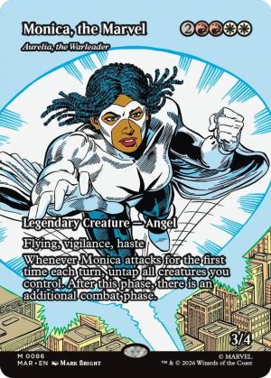 Monica, the Marvel - Aurelia, the Warleader (Borderless) [Marvel Universe Eternal-Legal]