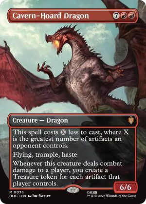 Cavern-Hoard Dragon (Borderless) [The Hobbit: Eternal-Legal]