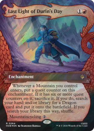 Last Light of Durin's Day (Showcase) (Surge Foil) [The Hobbit]