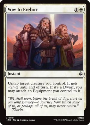 Vow to Erebor [The Hobbit]
